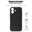 Чохол-накладка BeCover, для Apple iPhone 16, Black (712274)