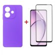 Чохол-накладка Dengos Matt, для Samsung Galaxy A16 (SM-A165), захисне скло в комплекті, Blue (DG-KM-118)