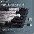Клавіатура бездротова Gamepro Asgard Valhalla, механічна, 75% RGB (MK160B Pro)