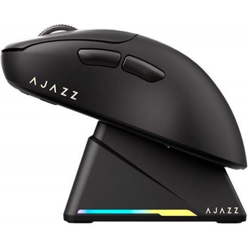 Миша бездротова, ігрова Ajazz AJ179PRO, Pixart 3395, 8K, Charging Dock, Black (AJ179-PRO-B)