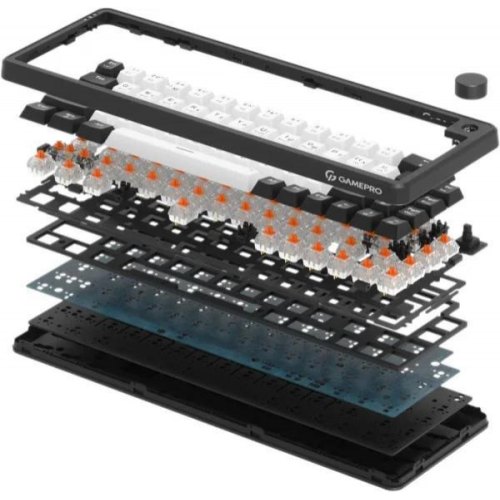Клавіатура бездротова Gamepro Asgard Valhalla, механічна, 65% RGB (MK210B Pro)