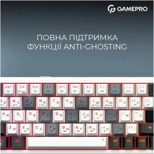 Клавіатура бездротова Gamepro Asgard Valhalla, механічна, 65% RGB (MK210W Pro)