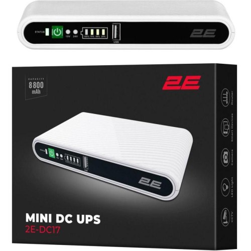Джерело безперебійного живлення 2E Mini DC, 17Вт (2E-DC17)