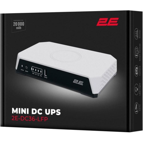 Джерело безперебійного живлення 2E Mini DC, 36Вт, LFP (2E-DC36-LFP)