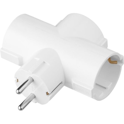 Розгалуджувач мережевий 2E, 3xТип F, 16A, білий (2E-AD0103WH)