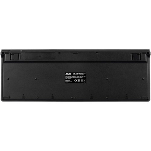 Клавіатура бездротова, мембранна 2E KS280, EN/UK, silent, чорно-сіра (2E-KS280WBGR_UA)