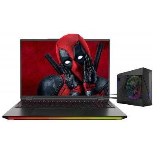 Ноутбук Dream Machines RT5090-16, 16/AMD Ryzen 9 9955HX/32GB/SSD 1TB/GeForce RTX 5090, 24GB/DOS/чорний (RT5090-16UA21)