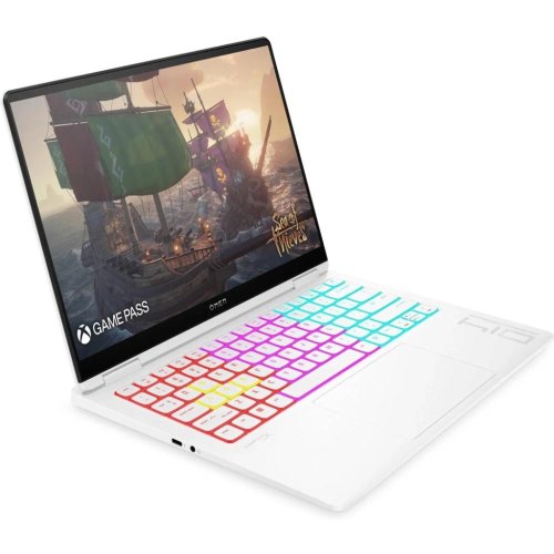 Ноутбук HP OMEN Transcend 14-fb1006ua, 14 OLED/Intel Core Ultra 7 255H/32GB/SSD 1TB/GeForce RTX 5060, 8GB/Win11/білий (C3US3EA)