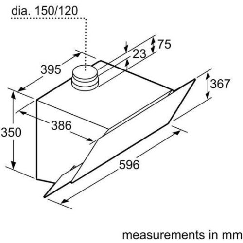Витяжка Bosch DWK67PJ60T