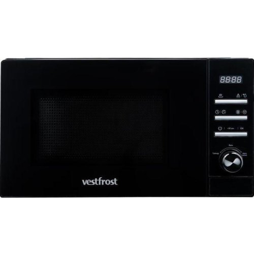 Мікрохвильова піч Vestfrost VMO720BD, 20л, 700Вт, механічне керування