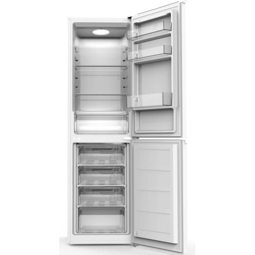 Холодильник EDLER ED-378DW, холодильник 201л, нижня морозильна камера 80л, електронне керування, дисплей