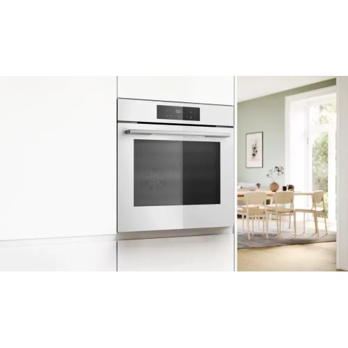 Духовка електрична Bosch HJG852YW0T, 76л, 8 режимів нагрівання