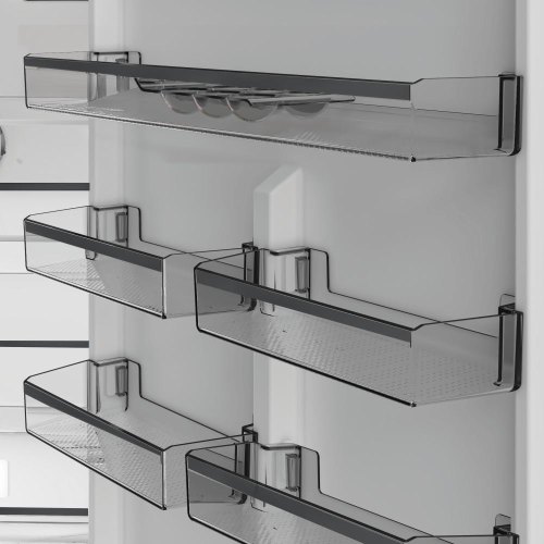 Холодильник Whirlpool WHK2 6493 X5E UA, двокамерний, холодильник 340л, нижня морозильна камера 150л, електронне керування, No Frost