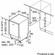 Посудомийна машина вбудована Bosch SPV6EMX65Q, 4 температурні режими