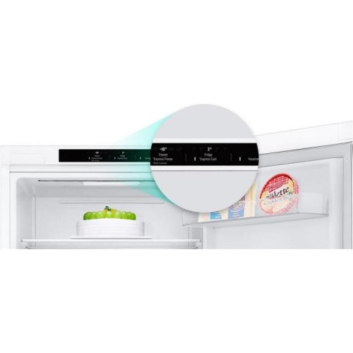 Холодильник LG GW-B459FVLW,  нижня морозильна камера, дисплей, А++