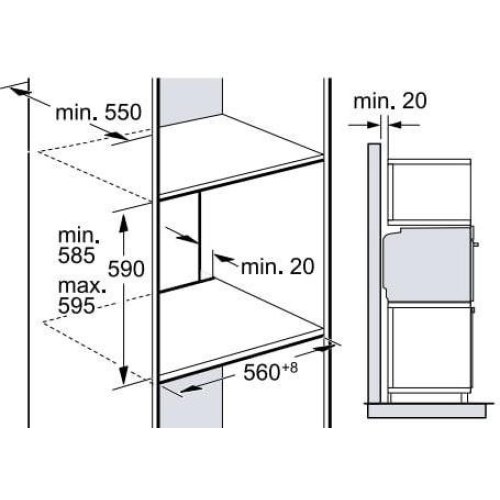 Духовка електрична Bosch HUA736EV0T