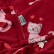Плед Ardesto Flannel, 160х200см, 100% поліестер, котики з сердечками (ART0124PB)