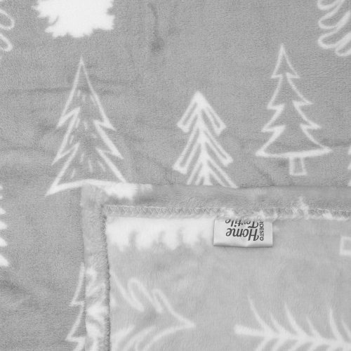 Плед Ardesto Christmas Flannel, 160х200см, 100% поліестер, ялинки (ART0110PB)