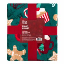 Плед Ardesto Christmas Flannel, 160х200см, 100% поліестер, різдвяні смаколики (ART0122PB)