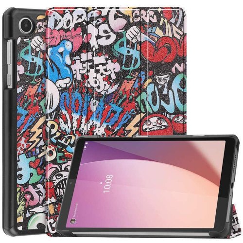 Чохол-книжка для планшета BeCover Smart, для Lenovo Tab M8 (4rd Gen) TB-300FU, Graffiti (709218)