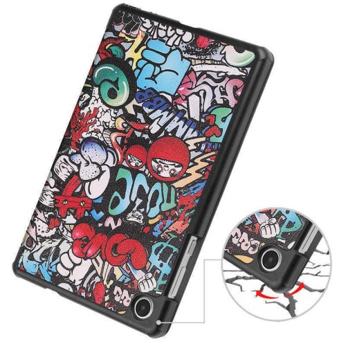 Чохол-книжка для планшета BeCover Smart, для Lenovo Tab M8 (4rd Gen) TB-300FU, Graffiti (709218)