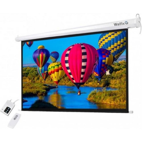 Проекційний екран Walfix, моторизований, 92, 203х114, 16:9 (TLS-7)