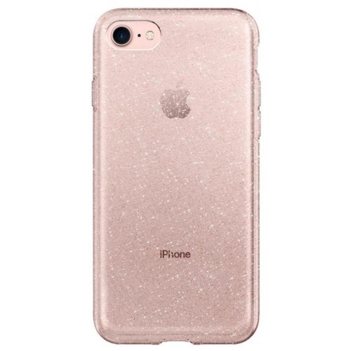Чохол-накладка Spigen Liquid Crystal Glitter, для Apple iPhone 8/7, Rose Quartz (042CS21419)