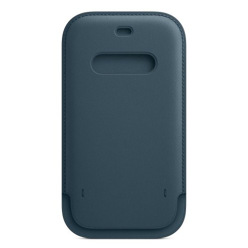 Чохол Apple Leather Sleeve with MagSafe, для Apple iPhone 12/iPhone 12 Pro, Baltic Blue (MHYD3)