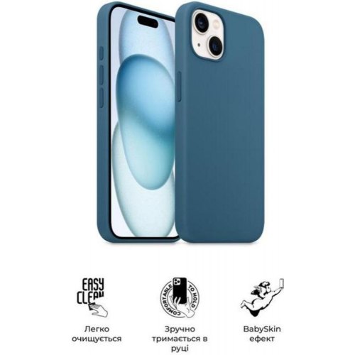 Чохол-накладка Armorstandart Icon2, для Apple iPhone 15, Storm Blue (ARM70506)