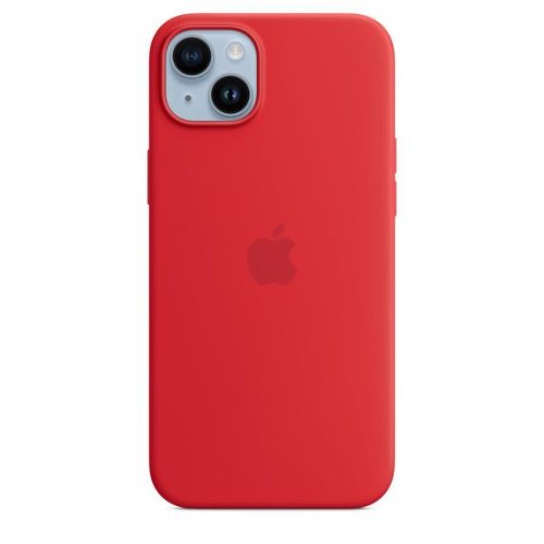 Чохол-накладка Apple Silicone Case with MagSafe, для Apple iPhone 14 Plus, PRODUCT Red (MPT63)