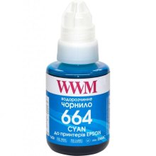 Чорнила водорозчинні WWM, для Epson L110/210/300, 140г, Cyan (E664C)
