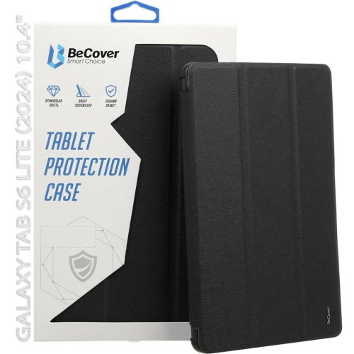 Чохол-книжка для планшета BeCover Flexible TPU Mate, для Samsung Galaxy Tab S6 Lite 10.4 SM-P620/SM-P625/SM-P627, Black (712512)