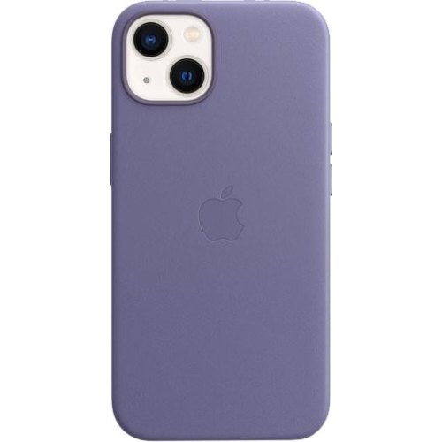 Чохол-накладка Apple Leather Case with MagSafe, для Apple iPhone 13, Wisteria (MM163)
