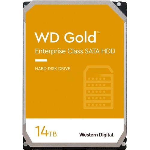 Жорсткий диск WD WD142KRYZ, 14TB, 3.5 SATA, 7200rpm, 512MB, Gold