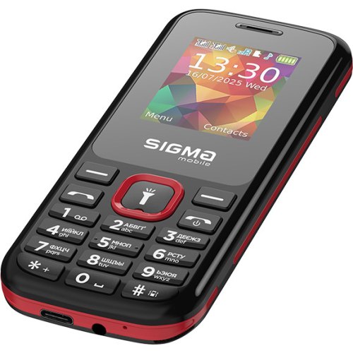 Мобiльний телефон Sigma mobile X-style 171 Mini Dual Sim, Black/Red