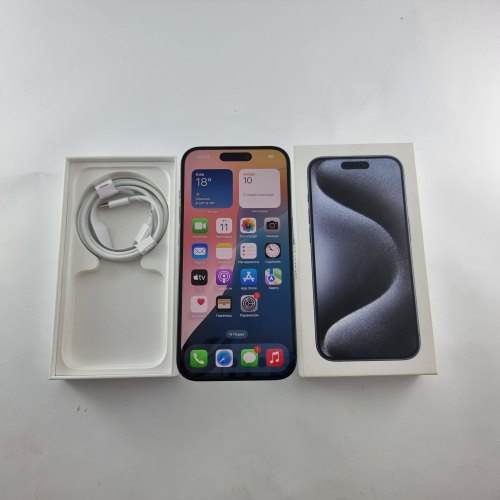 Смартфон Apple iPhone 15 Pro 256 GB Blue Titanium USED **