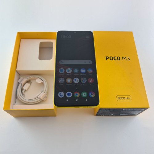 Смартфон POCO M3 128 GB POCO Yellow USED **