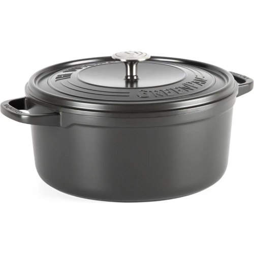 Каструля GreenPan Featherweights, 28см, 6.3л, керамічне покриття, з кришкою, чорна (CC005057-001)