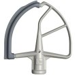 Насадка-лопатка KitchenAid, для чаші 6.9л, з гнучким ребром, сіра (5KFE7T)