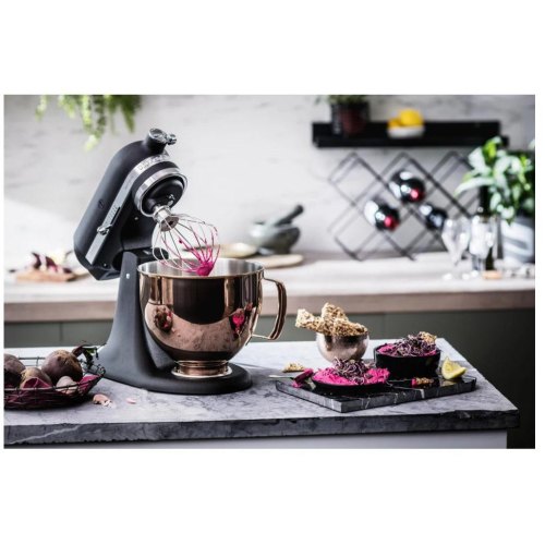 Чаша KitchenAid, 4.8л, нержавіюча сталь, з ручкою, з PVD покриттям, мідна (5KSM5SSBRC)