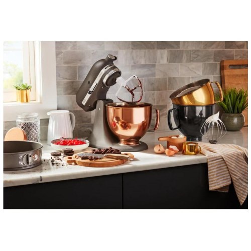 Чаша KitchenAid, 4.8л, нержавіюча сталь, з ручкою, з PVD покриттям, мідна (5KSM5SSBRC)
