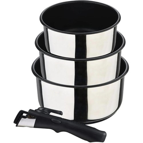 Набір ковшів Bergner Click & cook, 1.5л/2.1л/3л, зі знімною ручкою (BG-32293-MM)