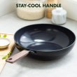 Сковорода ВОК GreenPan Eco Smartshape, 28см, 3.6л, керамічне покриття (CC006443-001)