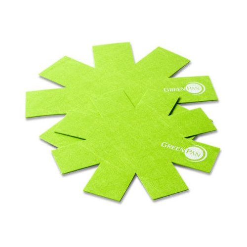 Захист для зберігання сковорідок GreenPan, 2шт, 27/34см, салатовий (CC000749-001)