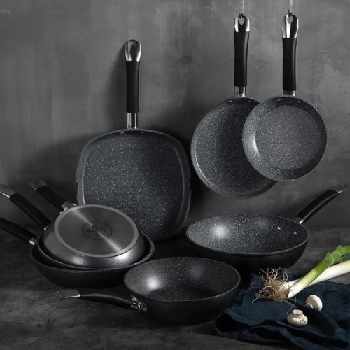 Сковорода гриль MasterPro Home edition, 28х28см (BGMP-3292-BK)