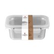 Контейнер для зберігання їжі Bergner Go Lovers, 800мл, прямокутний, нержавіюча сталь (BG-36310-GY)