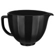 Чаша KitchenAid, 4.7л, керамічна, з ручкою, текстурована, чорна (5KSM2CB5PBS)