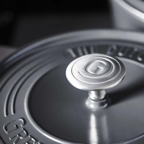 Каструля GreenPan Featherweights, 26см, 5.3л, керамічне покриття, з кришкою, чорна (CC004829-001)