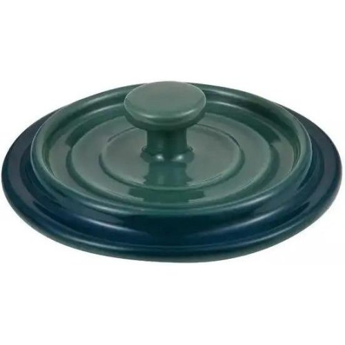 Набір міні-каструль для запікання Bergner Excalibur, кераміка, з кришками, круглі, 2шт, зелені (BG-13366-GR)