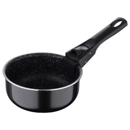 Набір ковшів Bergner Click & cook black, 16см/18см/20см, зі знімною ручкою (BG-31602-BK)